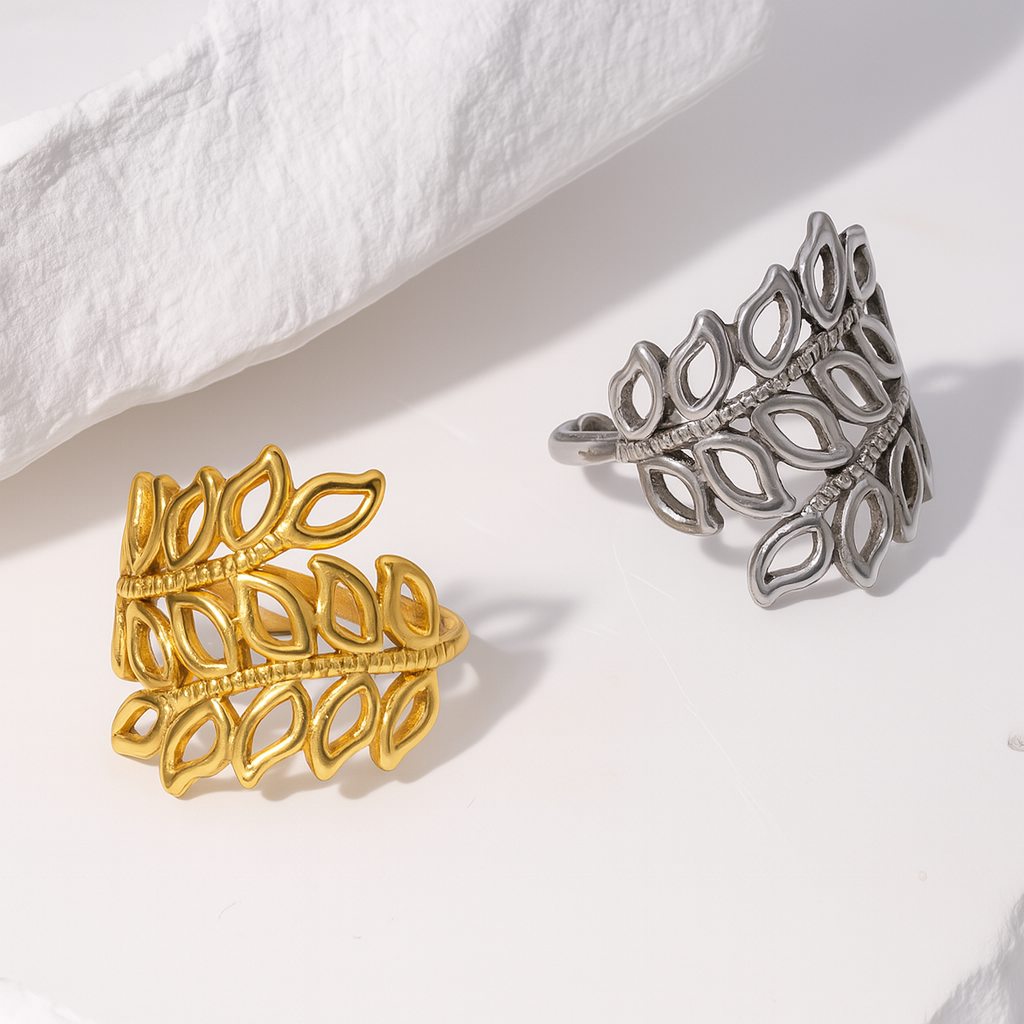 ANILLO HOJAS