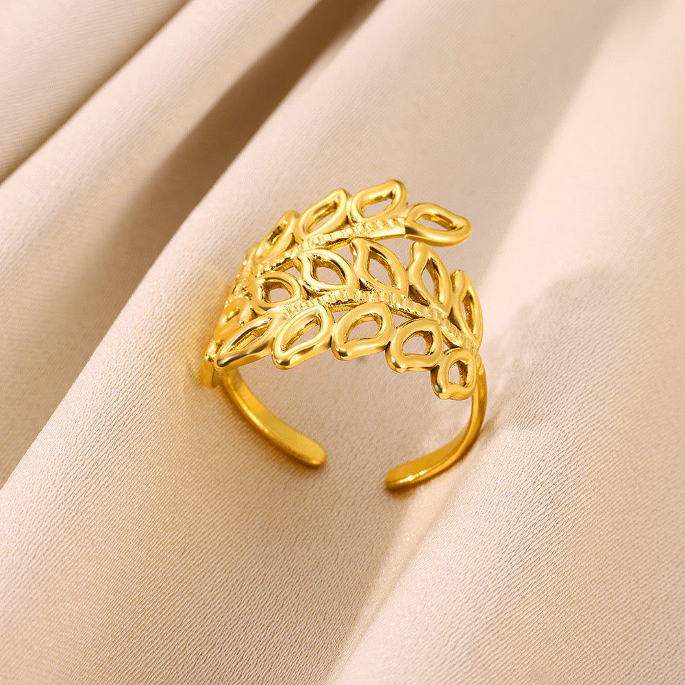ANILLO HOJAS