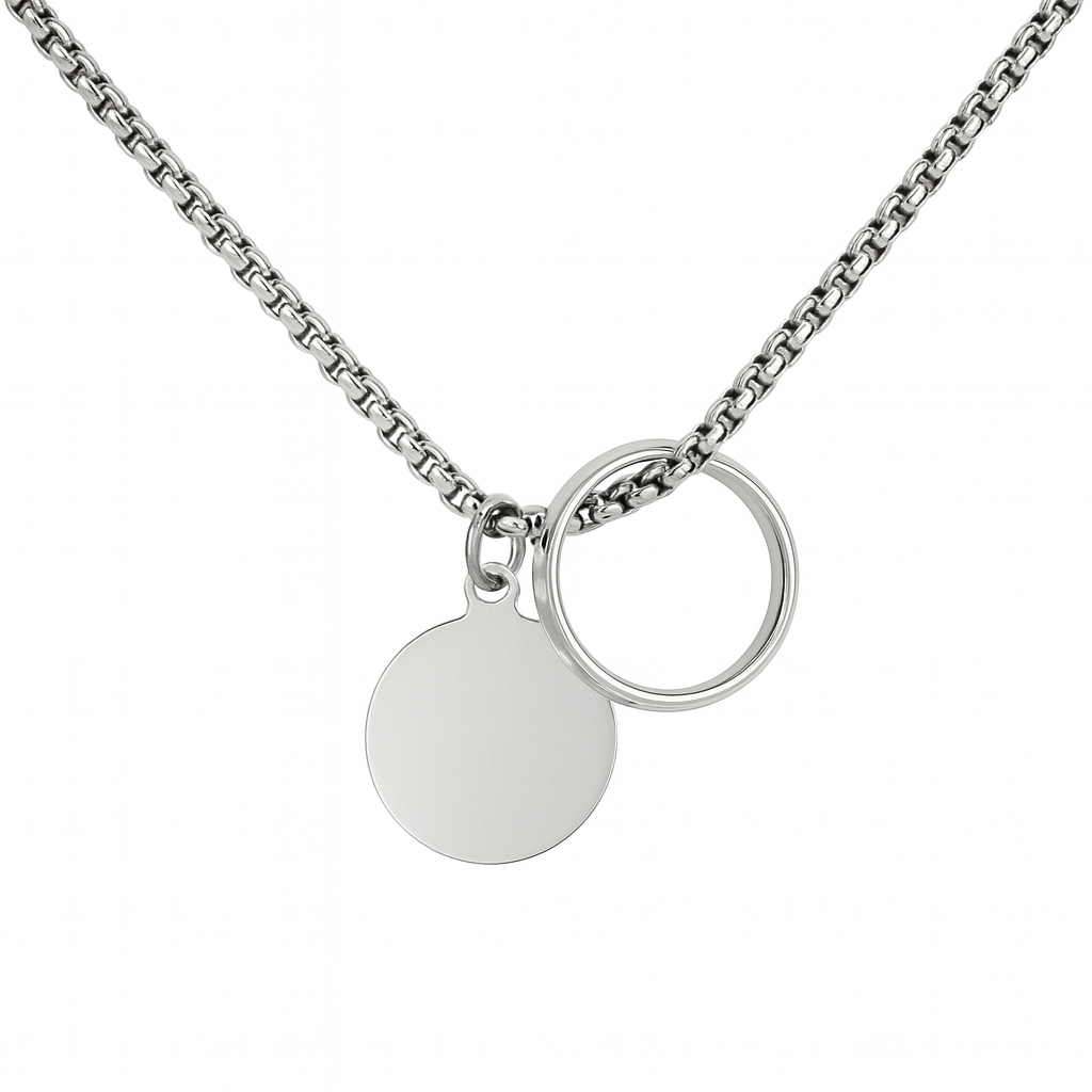 COLLAR MONEDA Y ANILLO