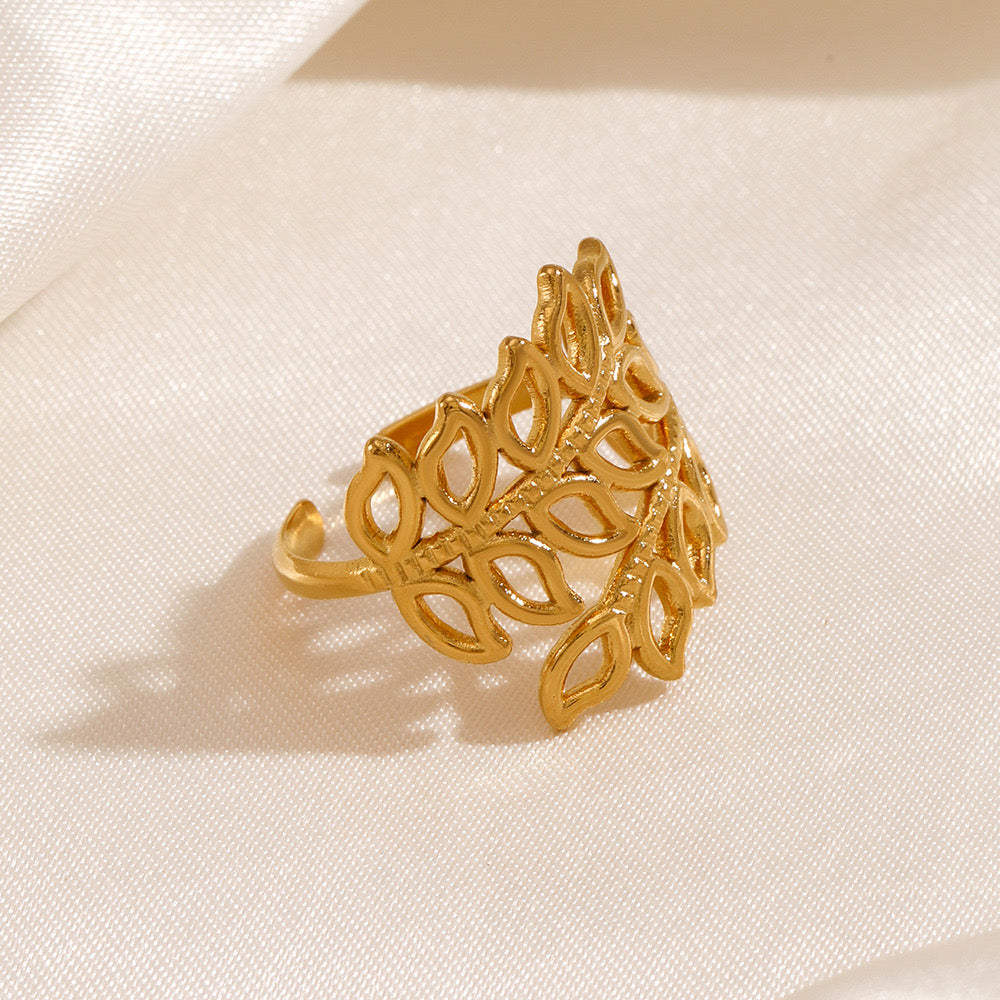 ANILLO HOJAS