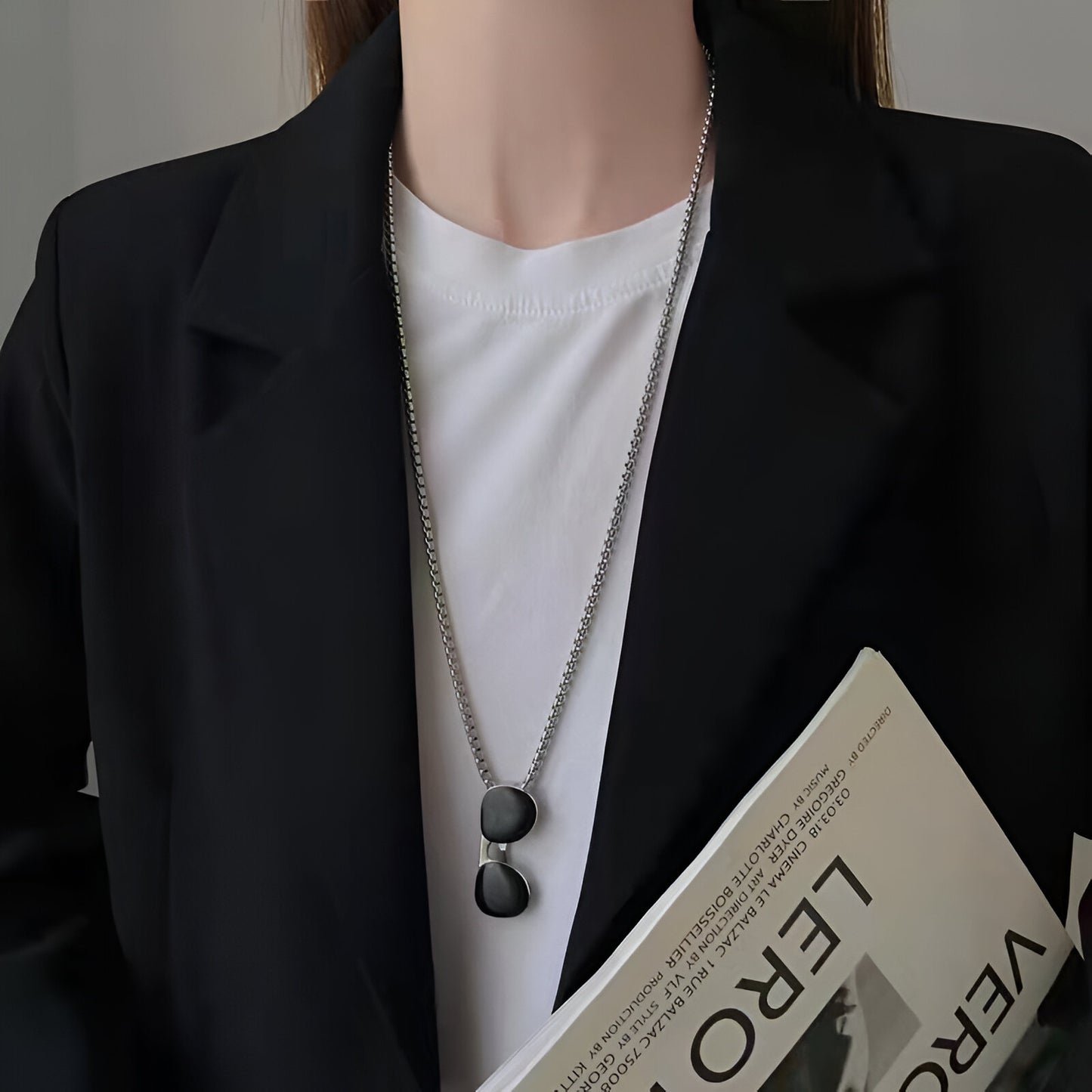 COLLAR LENTES REDONDOS