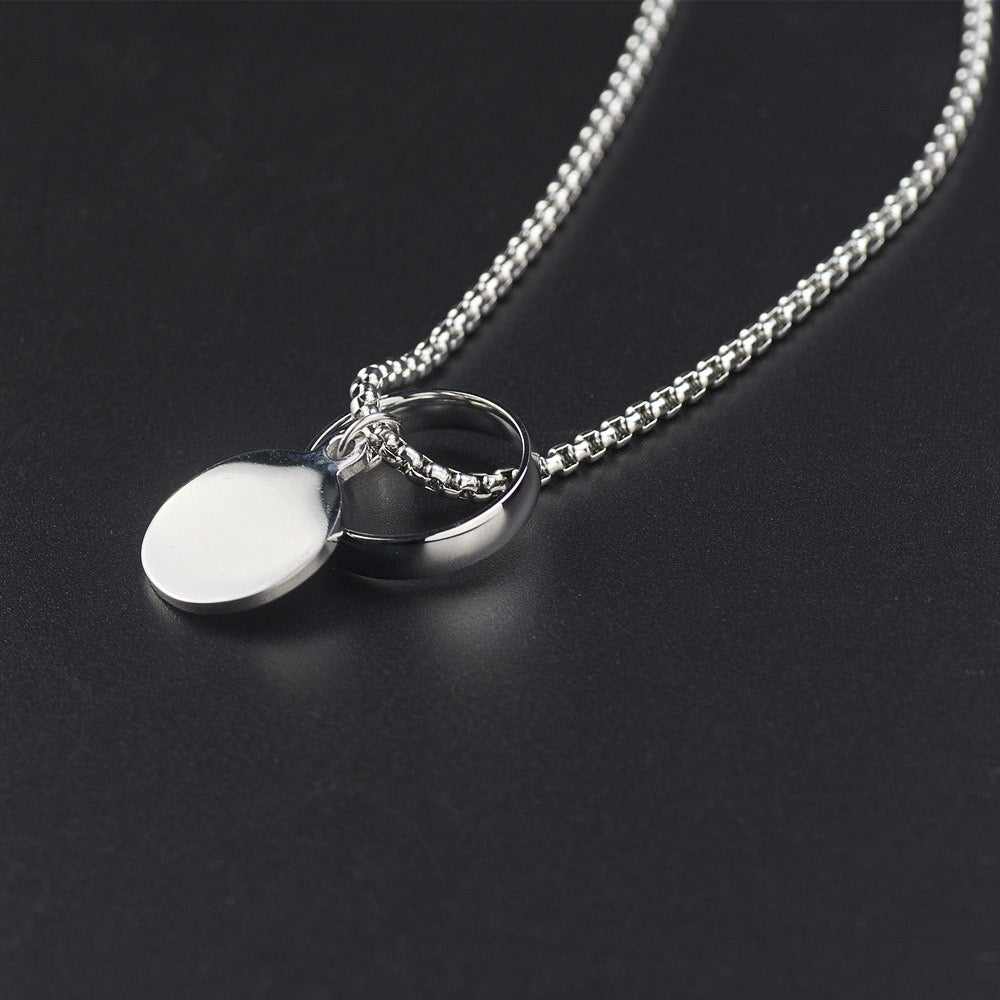 COLLAR MONEDA Y ANILLO