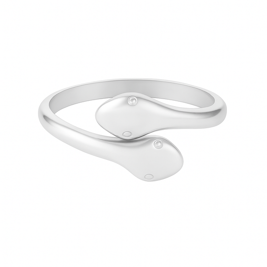 ANILLO SERPIENTE DOS CABEZAS