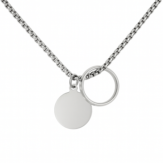 COLLAR MONEDA Y ANILLO