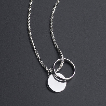 COLLAR MONEDA Y ANILLO