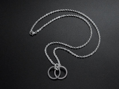 COLLAR ANILLOS ENTRELAZADOS