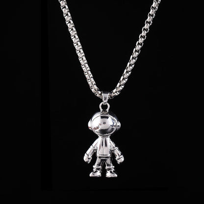COLLAR ASTRONAUTA PLATEADO